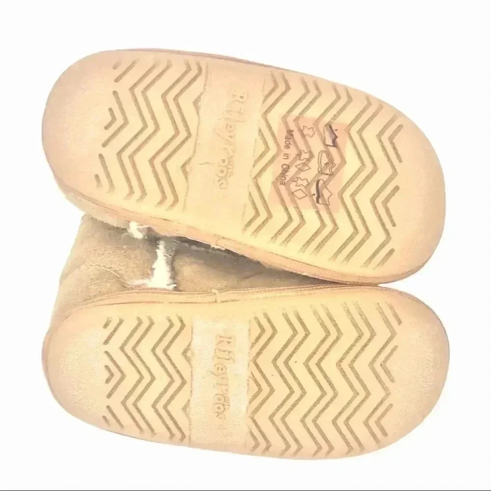RILEYROOS BABY BOOTS 3–6 MONTHS SUEDE SANDBOX WALKERS SOFT SOLE INFANT SHOES